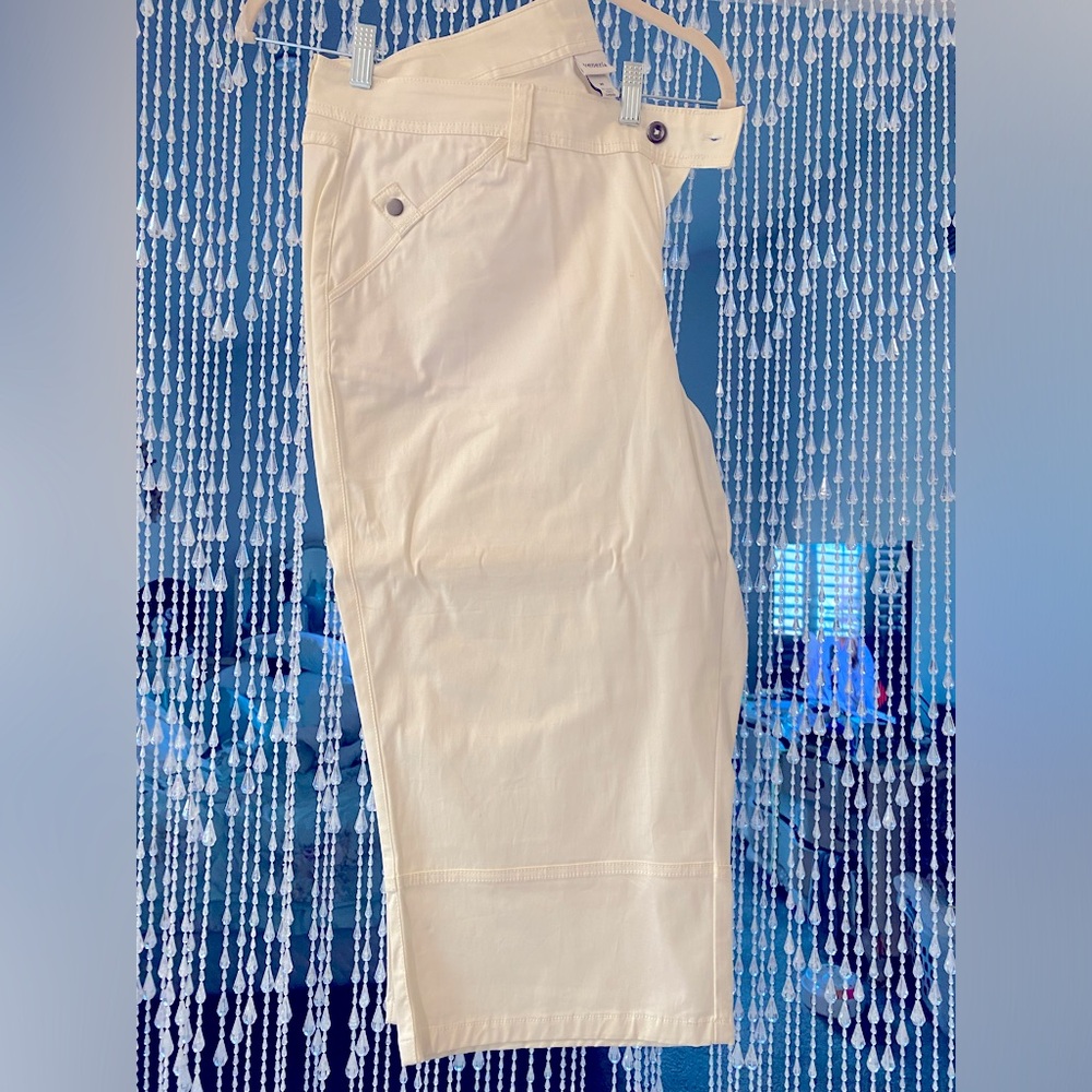 VENEZIA WHITE CAPRI SLACKS